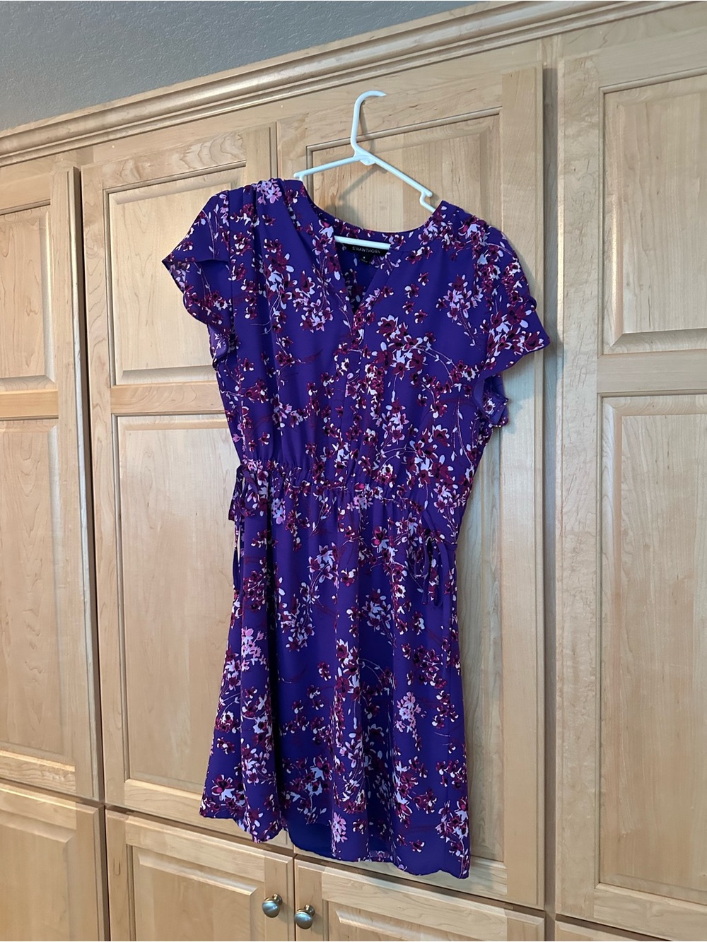 41 Hawthorn Purple Floral Mini Dress
